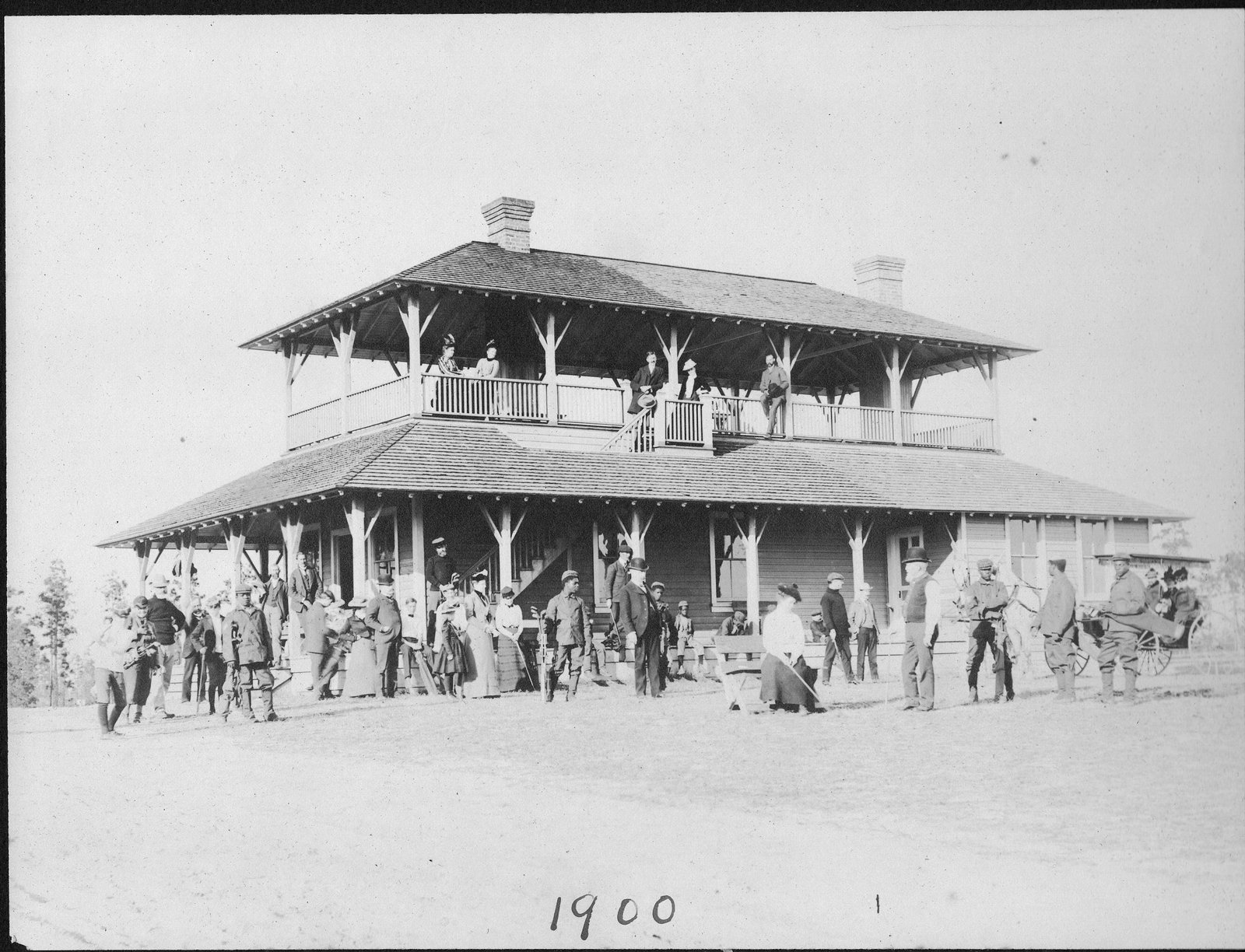 1900 Pinehurst Clubhouse 